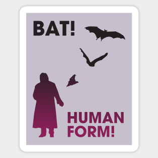 What We Do In the Shadows - Bat Human Form ! Laszlo Sticker